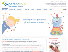 Tablet Screenshot of parentship.ro